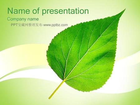Name of presentation Company name PPT宝藏网整理发布-www.pptbz.com.