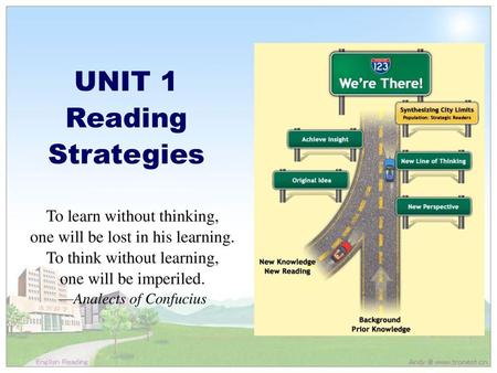 UNIT 1 Reading Strategies