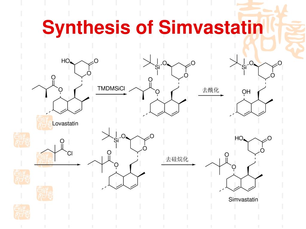 酶抑制剂 Lovastatin 等作为酶抑制剂，分子中部分结构3-羟基己内酯和其开环衍生物与HMG-CoA还原酶的底物－羟甲戊二酰辅酶A的戊二酰部分具有结构相似性。 所以对酶具有高度亲和性而产生抑制作用，最终有明显的降低胆固醇作用。