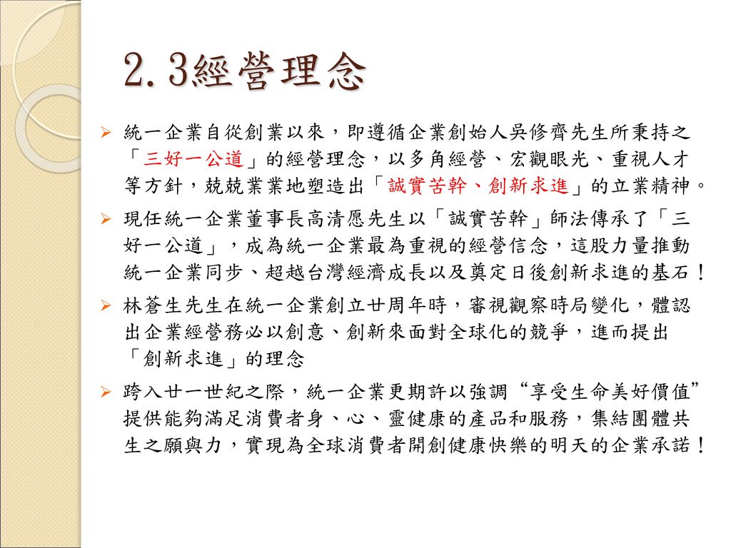 國際人力資源管理統一企業之實證指導教授李麗說博士個案題目統一企業組別第一組組長a930p123 鄭曄芸 Ppt Download