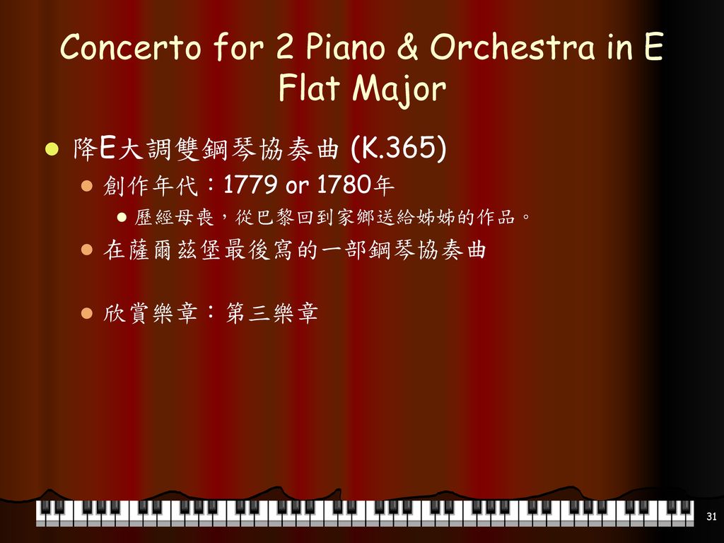 Concerto for 2 Piano & Orchestra in E Flat Major