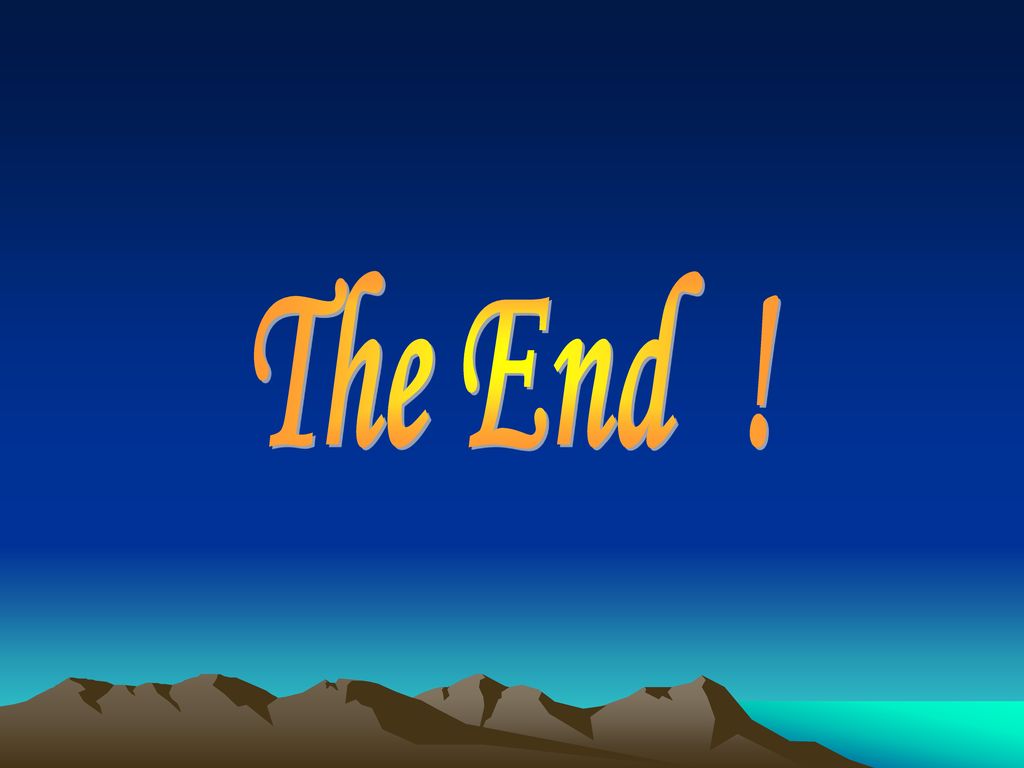 The End !