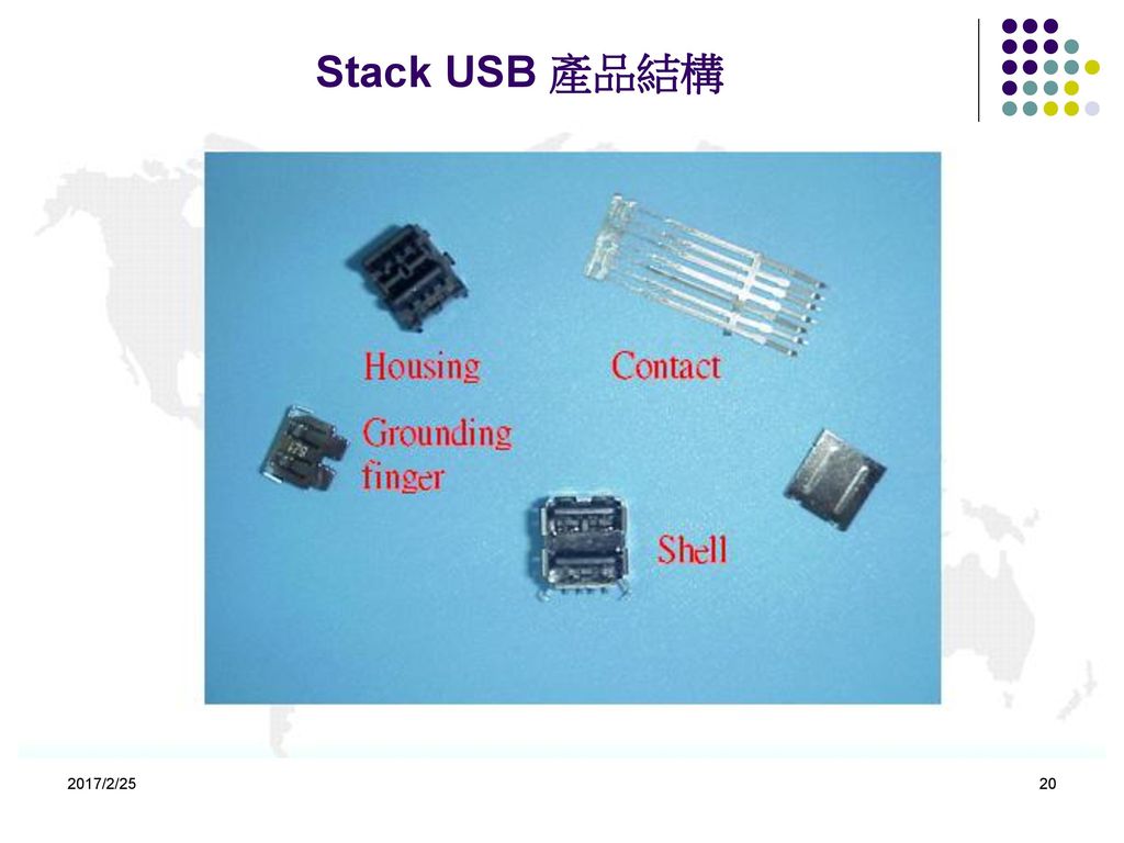 Stack USB 產品結構 2017/2/25