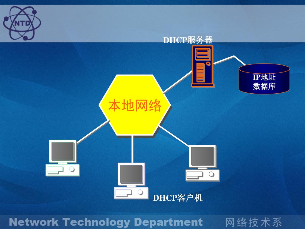 IP地址 数据库 DHCP服务器 本地网络 DHCP客户机