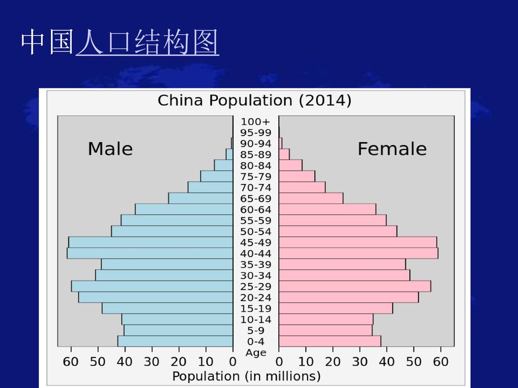 中国人口结构图