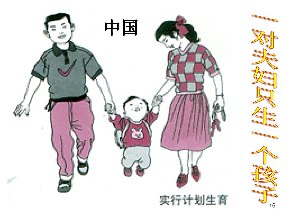 中国 一对夫妇只生一个孩子