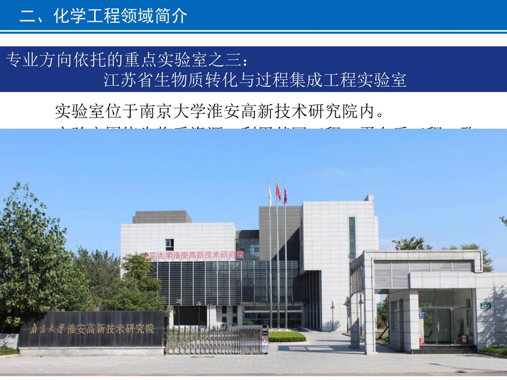 实验室位于南京大学淮安高新技术研究院内。