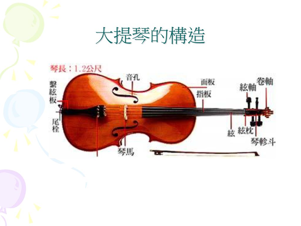 大提琴的構造
