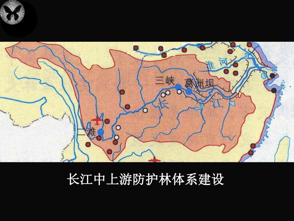 长江中上游防护林体系建设