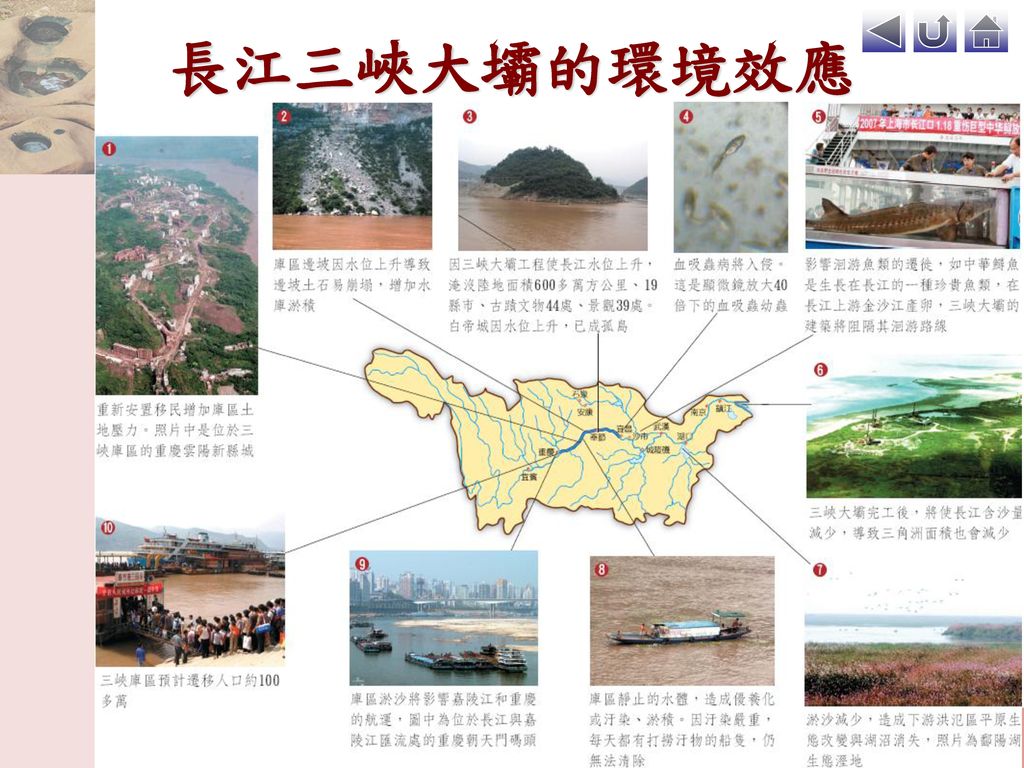 長江三峽大壩的環境效應