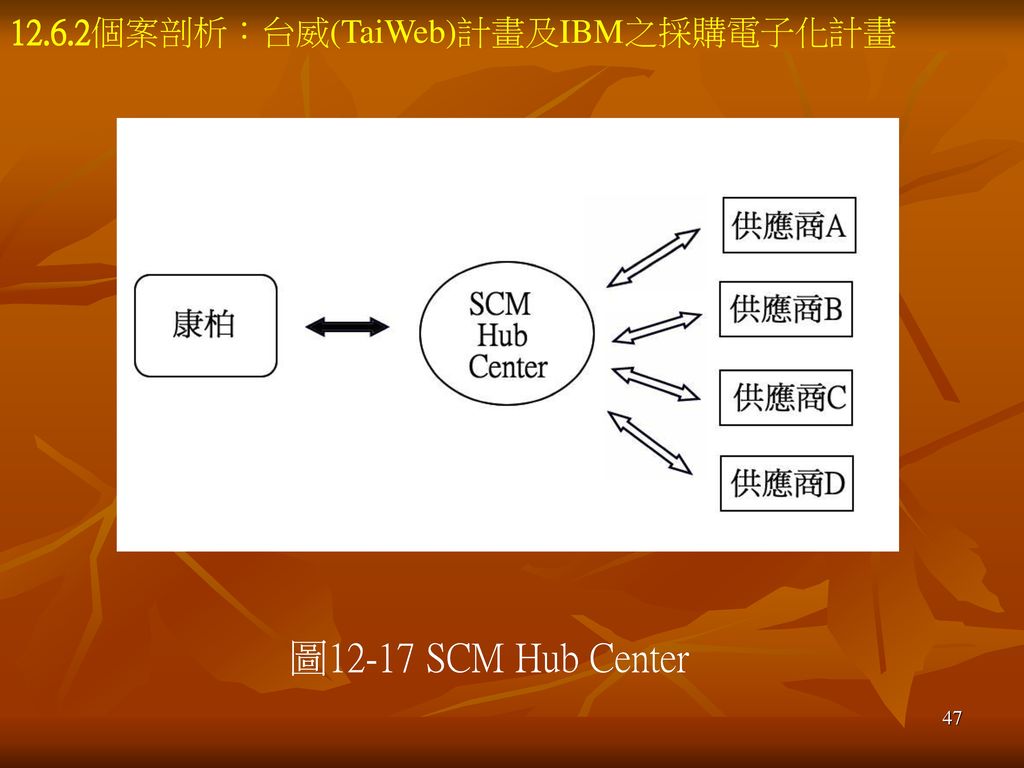 12.6.2個案剖析：台威(TaiWeb)計畫及IBM之採購電子化計畫
