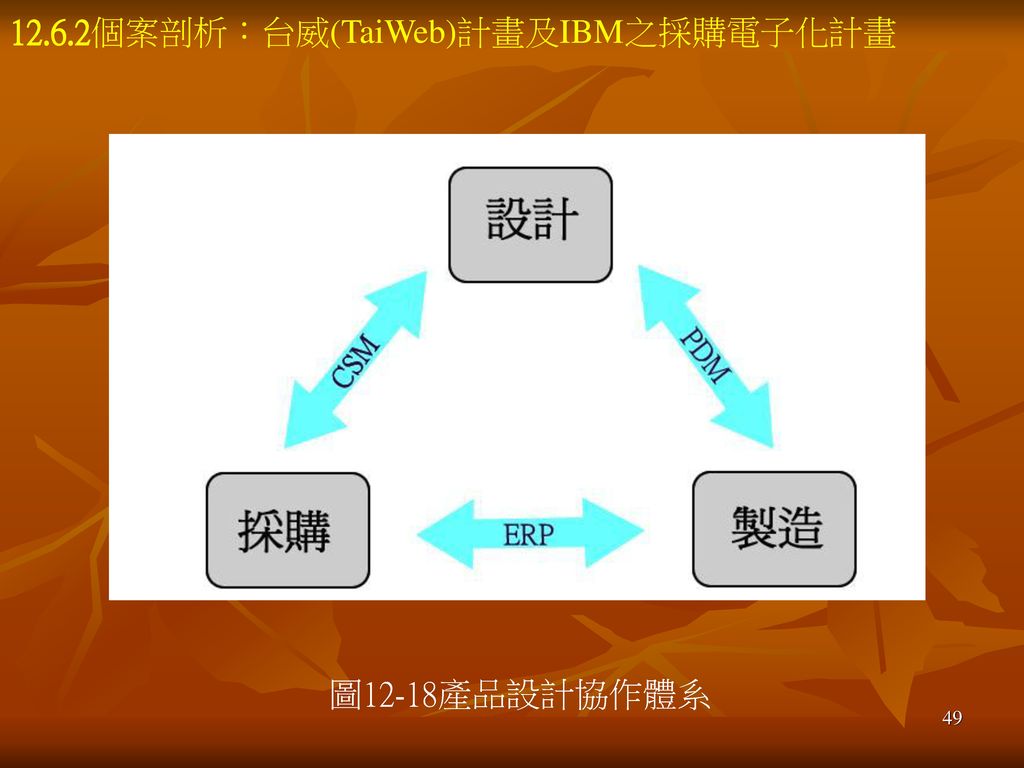 12.6.2個案剖析：台威(TaiWeb)計畫及IBM之採購電子化計畫