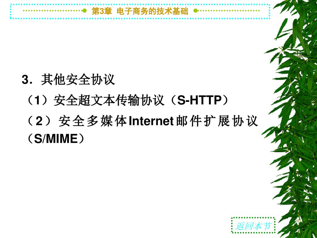 （2）安全多媒体Internet邮件扩展协议（S/MIME）