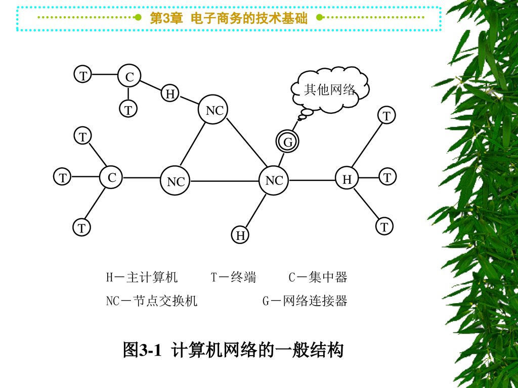 图3-1 计算机网络的一般结构