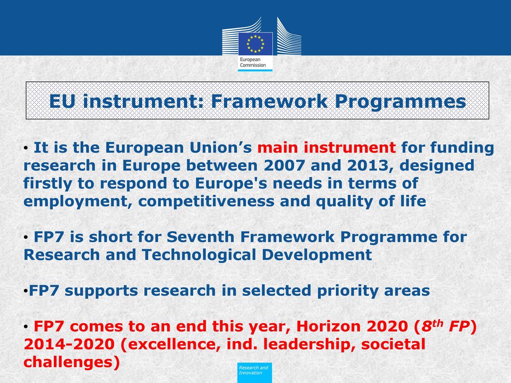 HORIZON 2020 地平线2020 The New EU Framework Programme For Research And ...