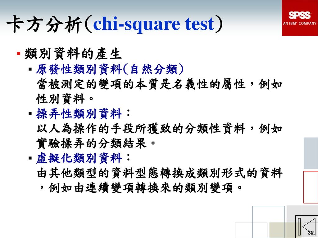 卡方分析(chi-square test)