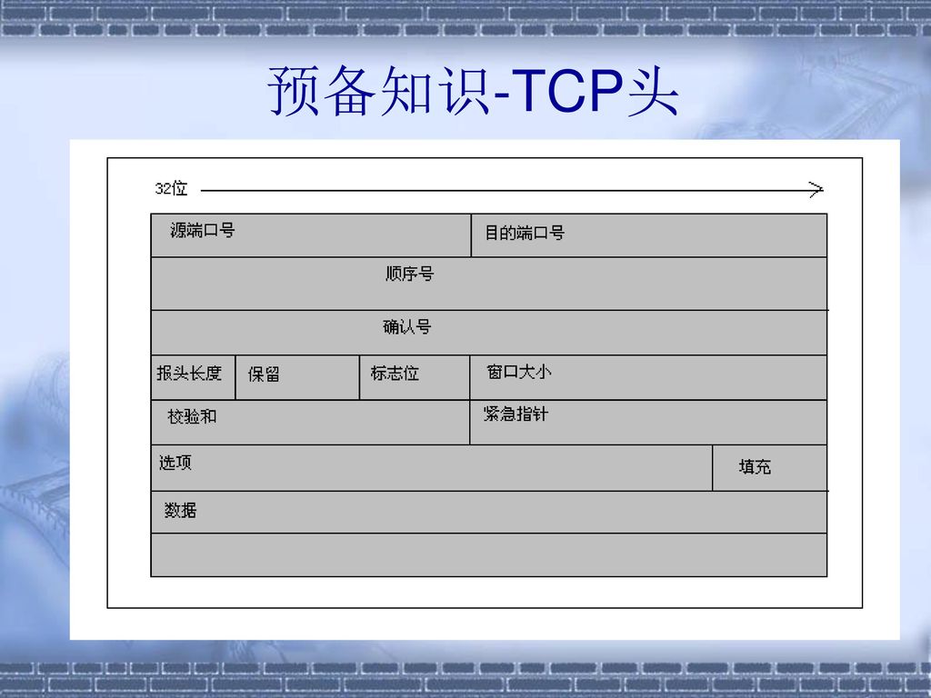 预备知识-TCP头