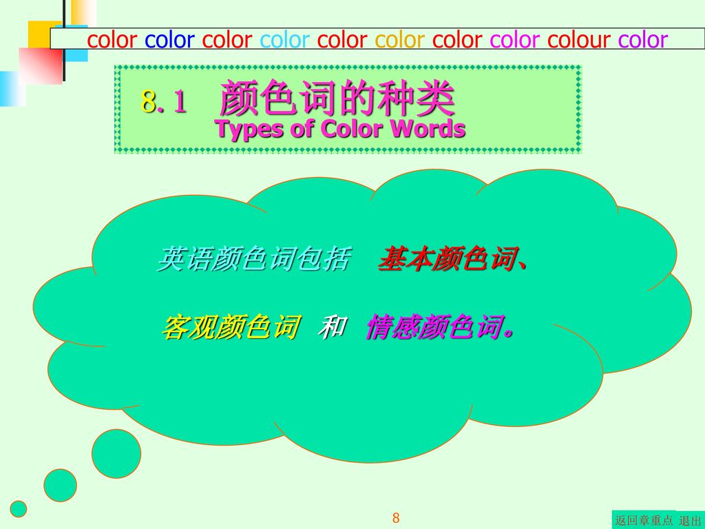 Translation Of English Colour Words Ppt Download