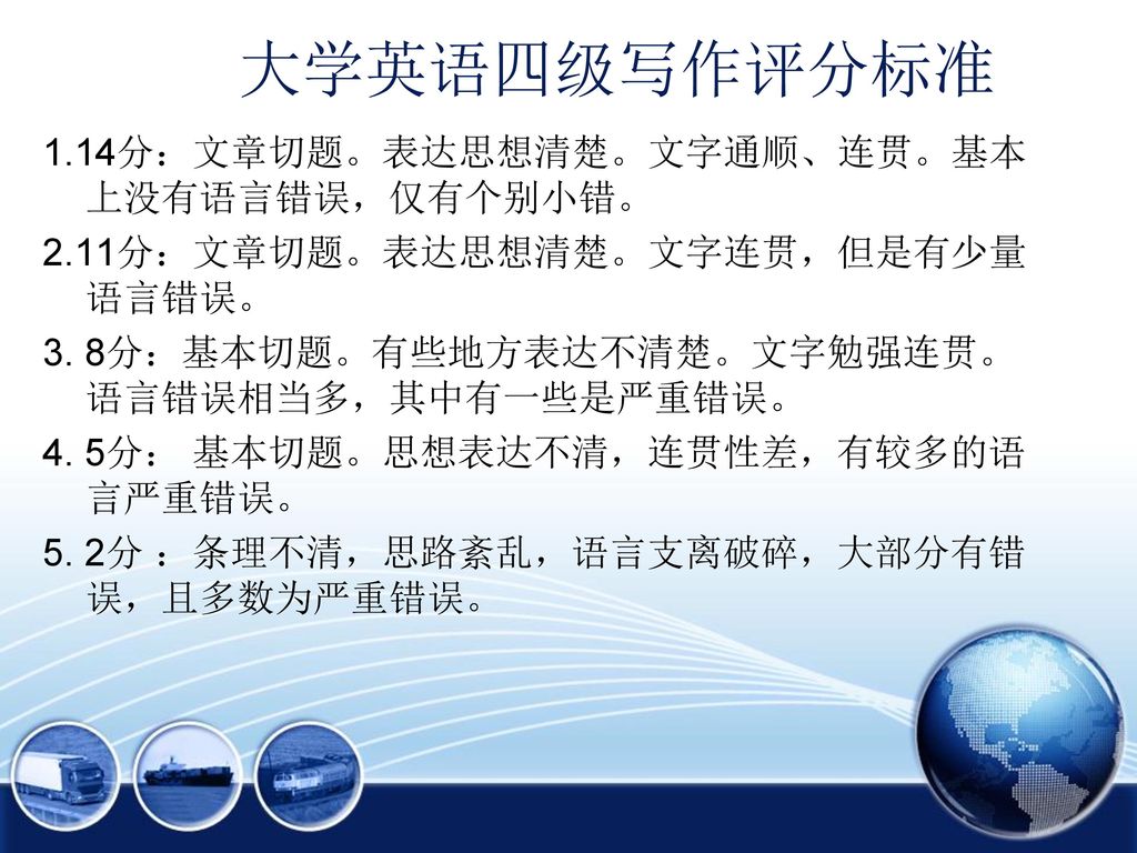 大学英语四级考试写作专题讲座 Ppt Download