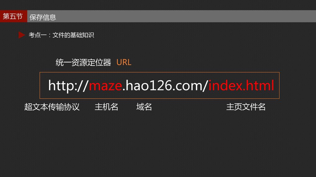 统一资源定位器 URL 超文本传输协议 主机名 域名 主页文件名