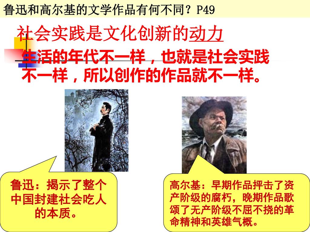 鲁迅：揭示了整个中国封建社会吃人的本质。