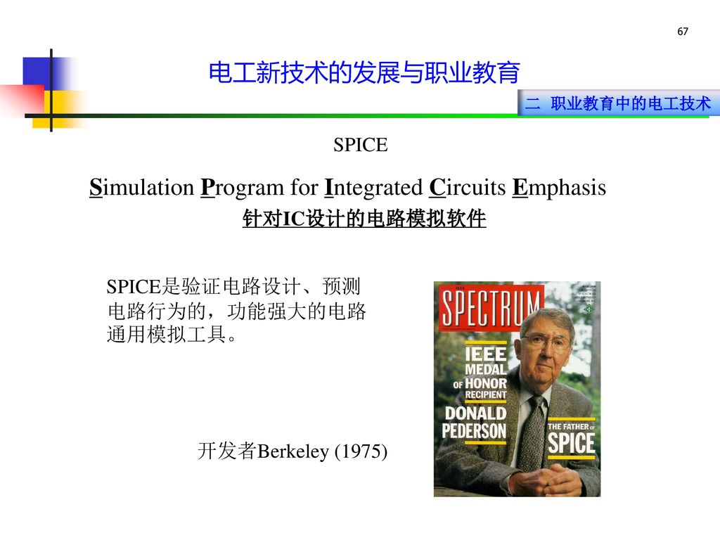 Simulation Program for Integrated Circuits Emphasis