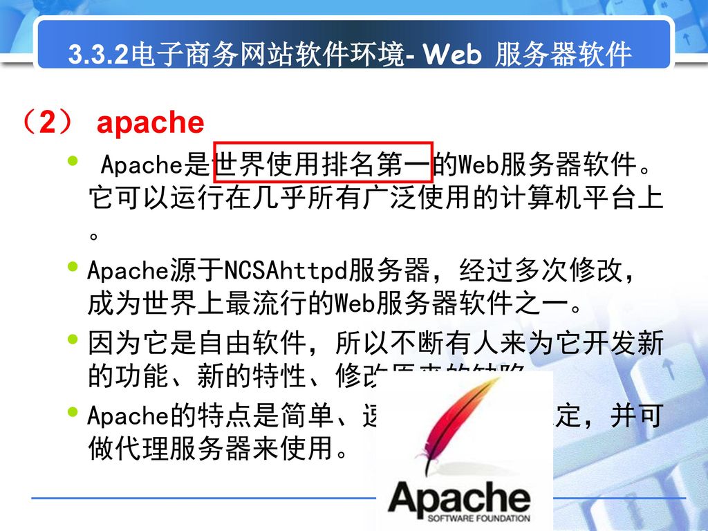 （2） apache 3.3.2电子商务网站软件环境- Web 服务器软件
