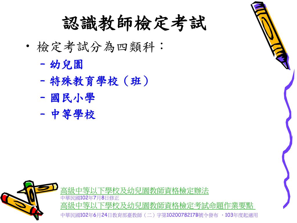 如何準備教師檢定考試汪履維 Ppt Download