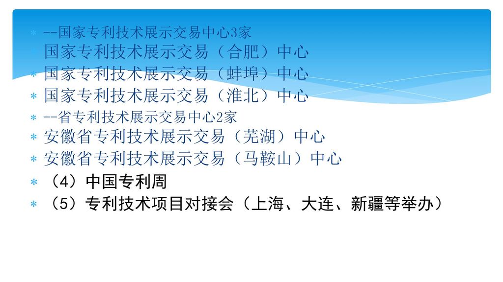 （5）专利技术项目对接会（上海、大连、新疆等举办）