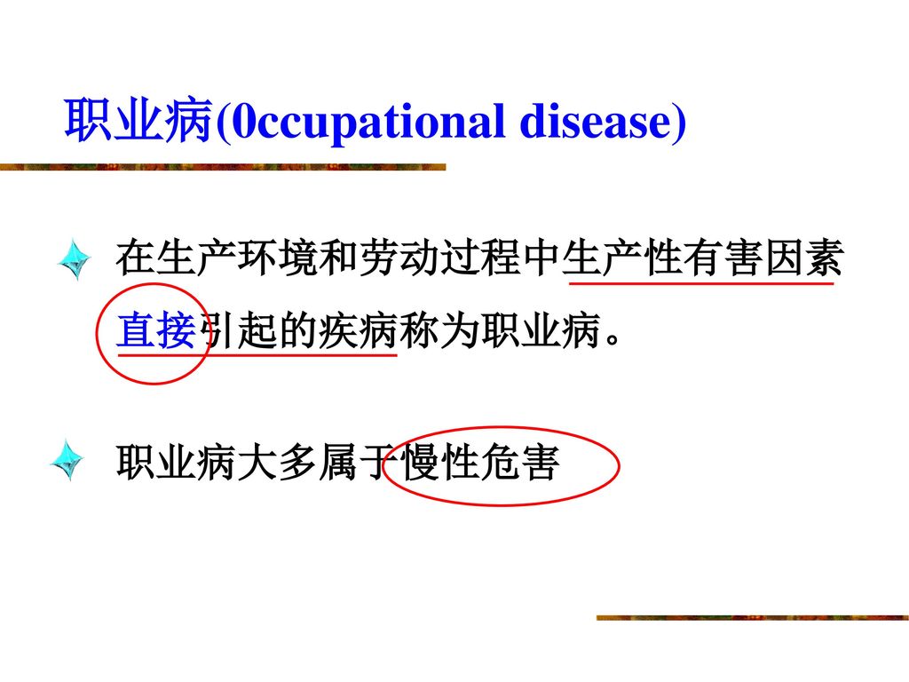 职业病(0ccupational disease)