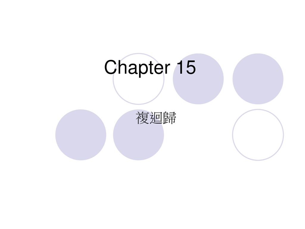 Chapter 15 複迴歸