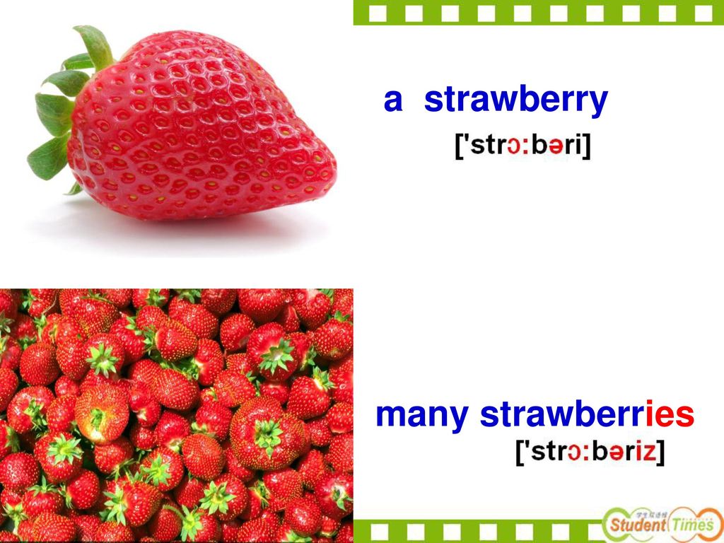 a strawberry many strawberries