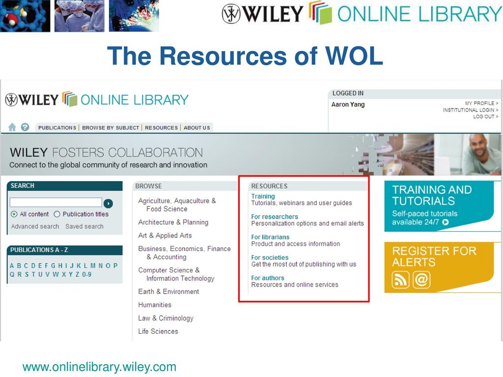 The Resources of WOL