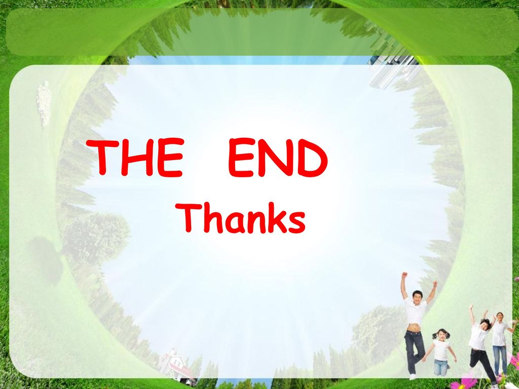 THE END Thanks