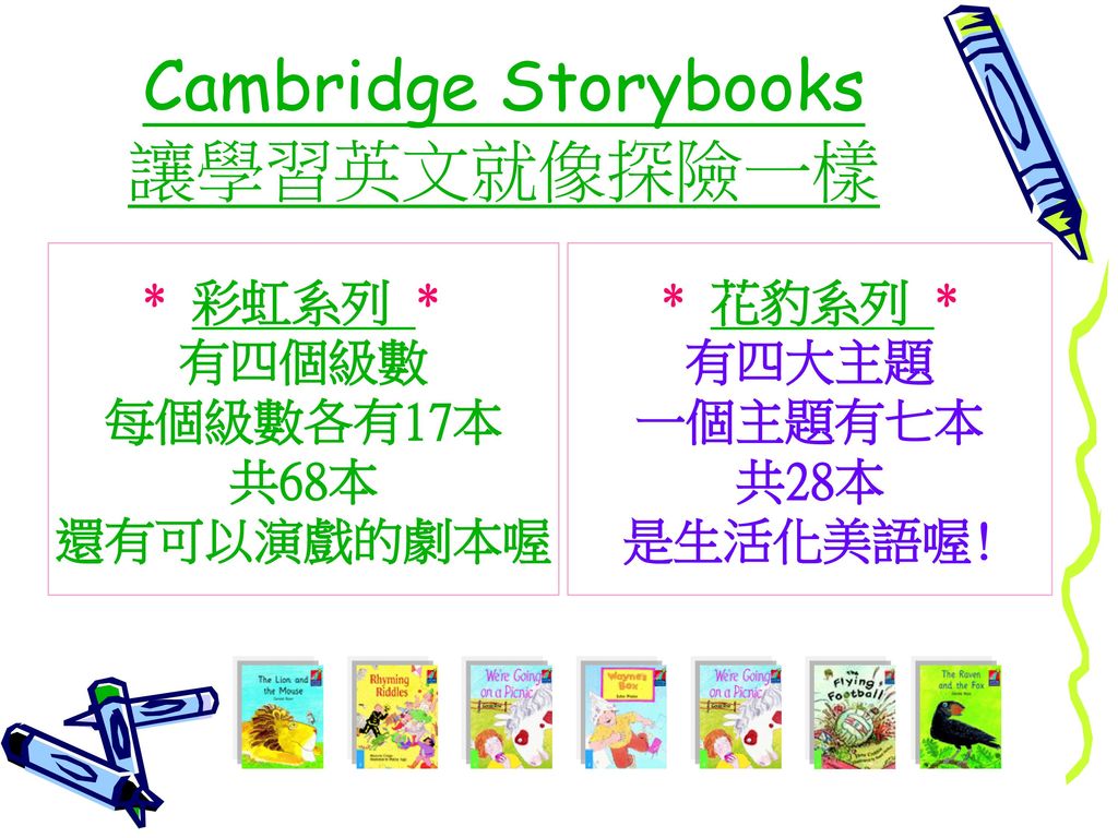 Cambridge Storybooks 讓學習英文就像探險一樣