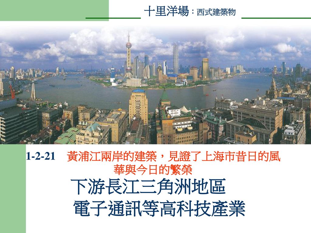黃浦江兩岸的建築，見證了上海市昔日的風華與今日的繁榮