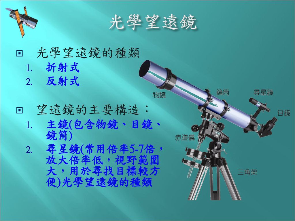 望遠鏡的構造