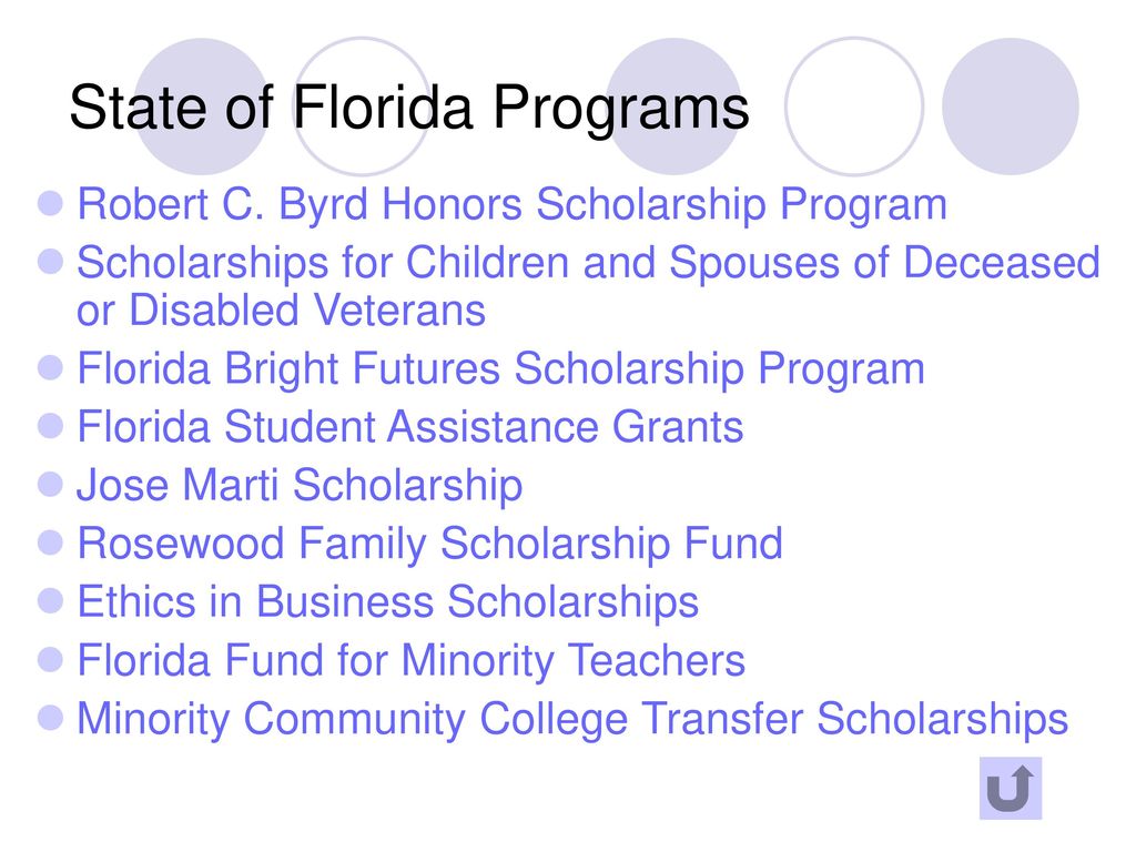 State of Florida Programs