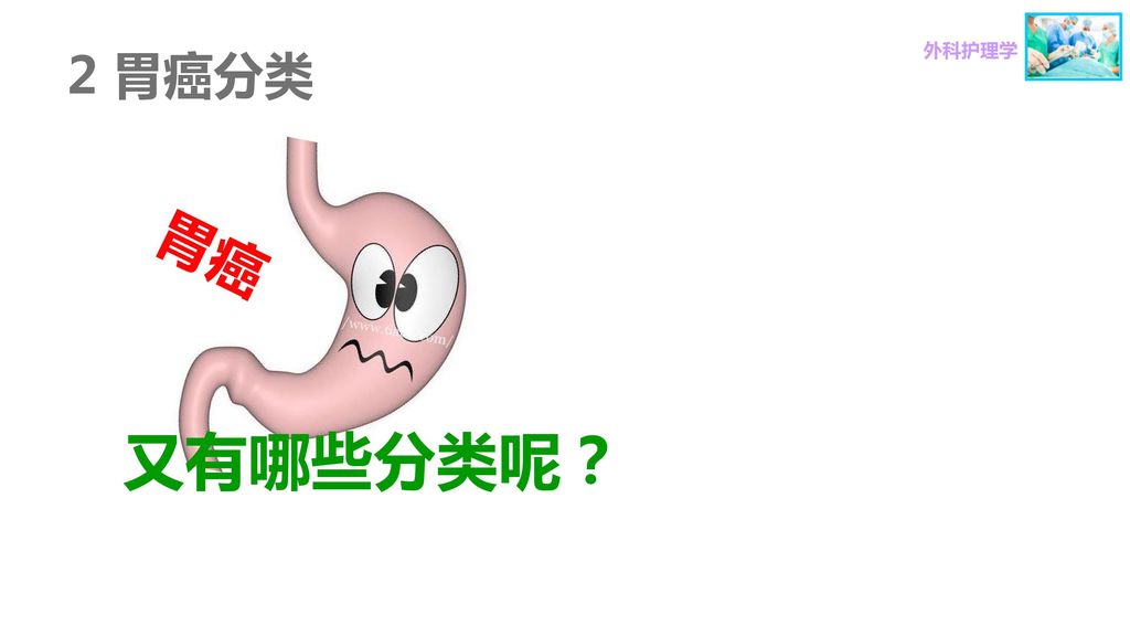 外科护理学 2 胃癌分类 胃癌 又有哪些分类呢？