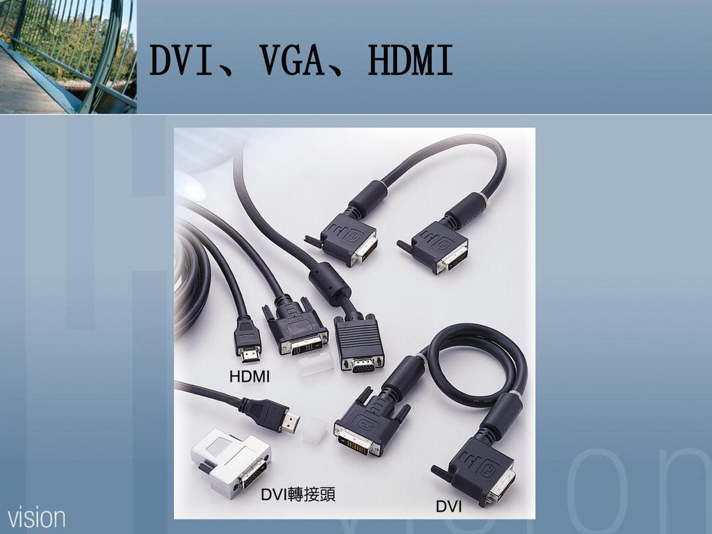 DVI、VGA、HDMI