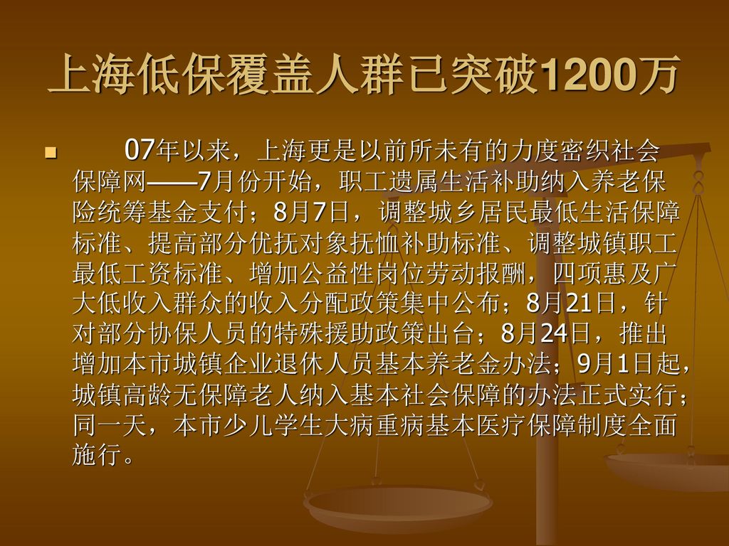 上海低保覆盖人群已突破1200万