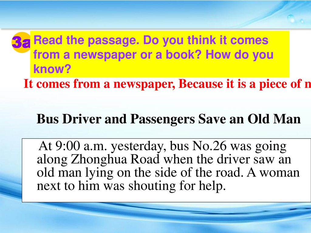 Bus Driver and Passengers Save an Old Man