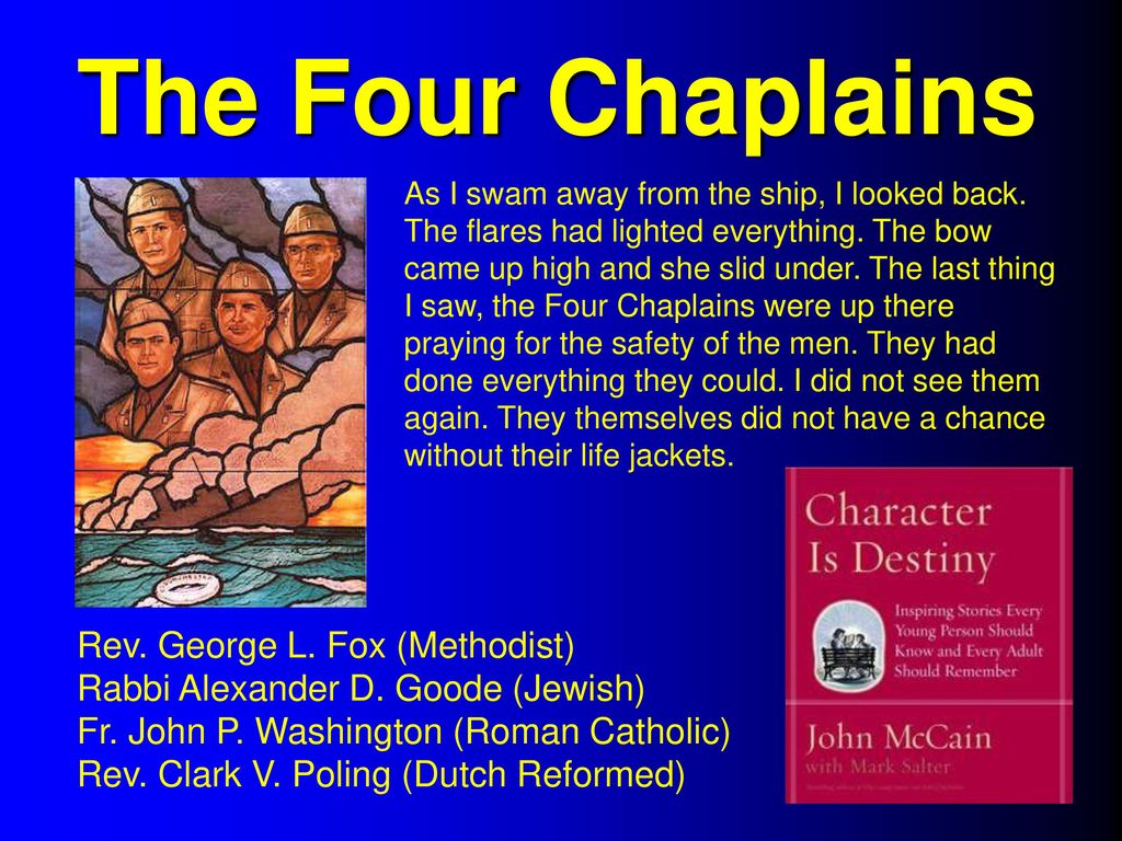 The Four Chaplains Rev. George L. Fox (Methodist)