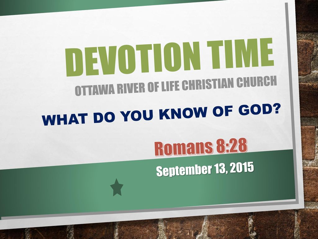 OTTAWA RIVER OF LIFE Christian Church
