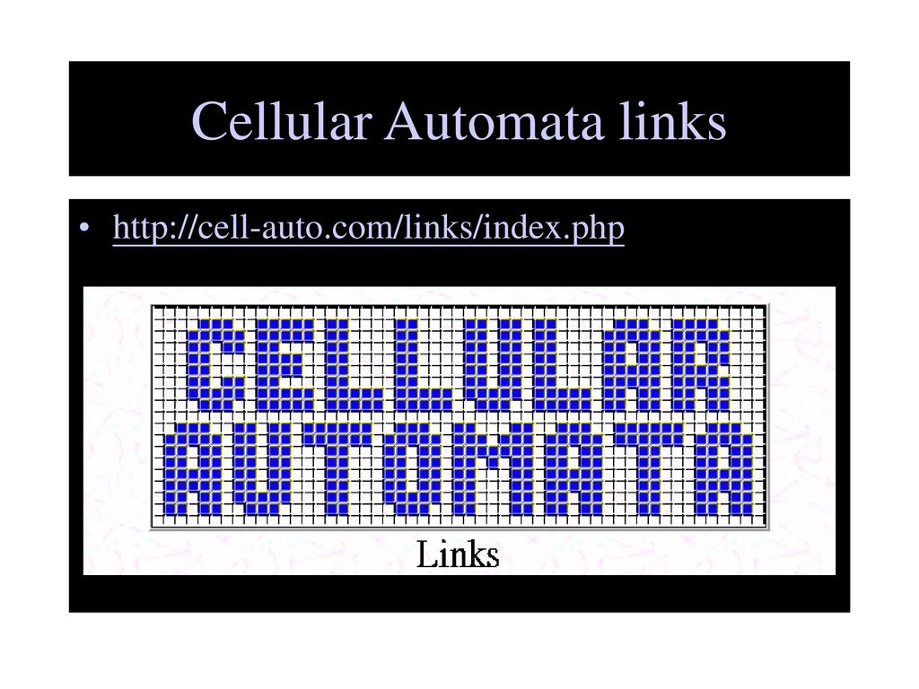 Cellular Automata links