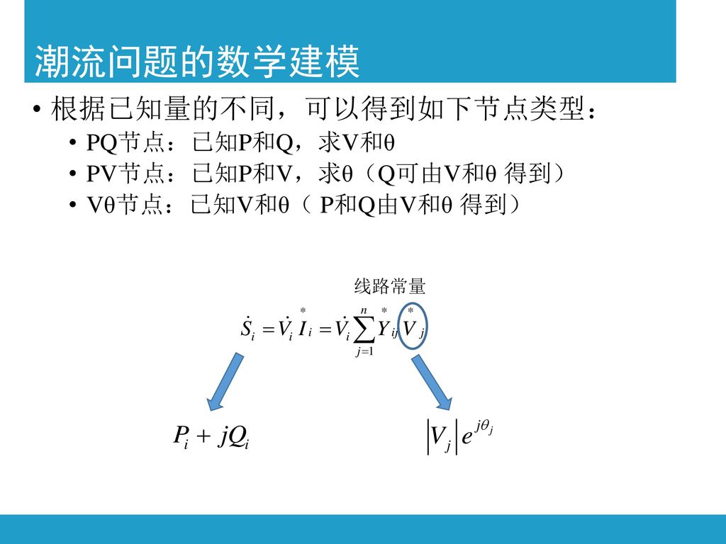 电力系统中潮流问题的非线性计算汇报人 赵天骐学号 天津大学电气与自动化工程学院 Ppt Download