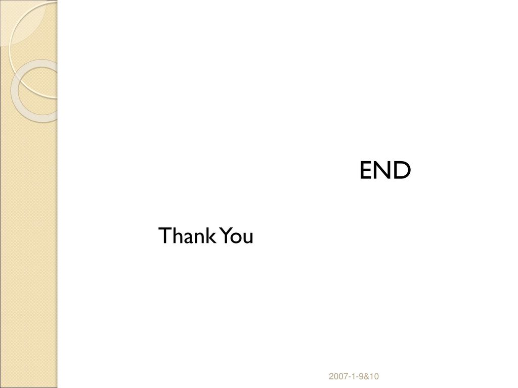 END Thank You &10