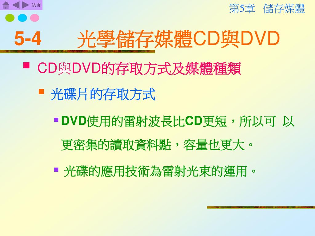 本章重點5 1 記憶體的種類介紹5 2 硬碟的構造與存取方式5 3 硬碟陣列簡介5 4 光學儲存媒體cd與dvd Ppt Download