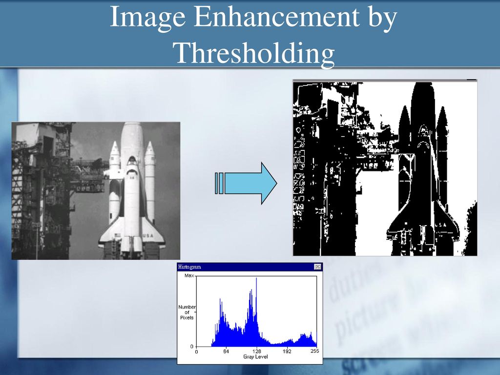 Image Enhancement by Thresholding