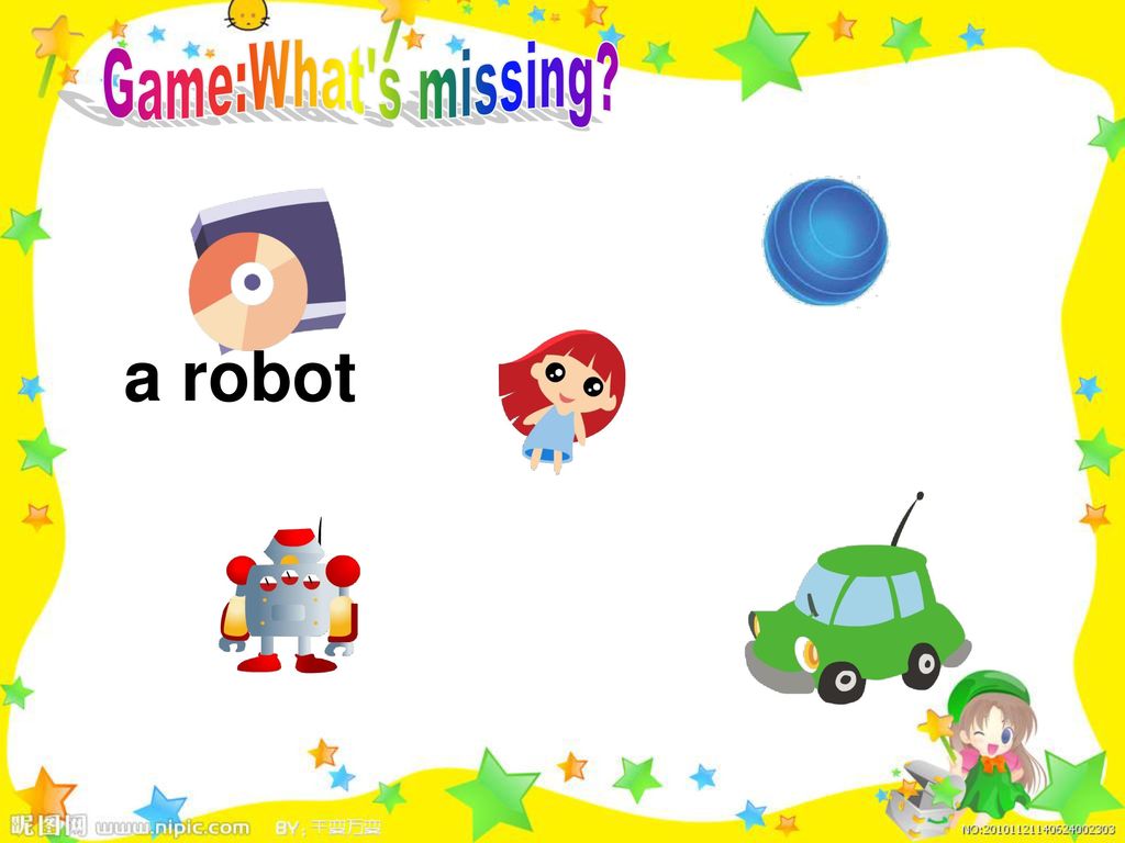 Game:What s missing a robot